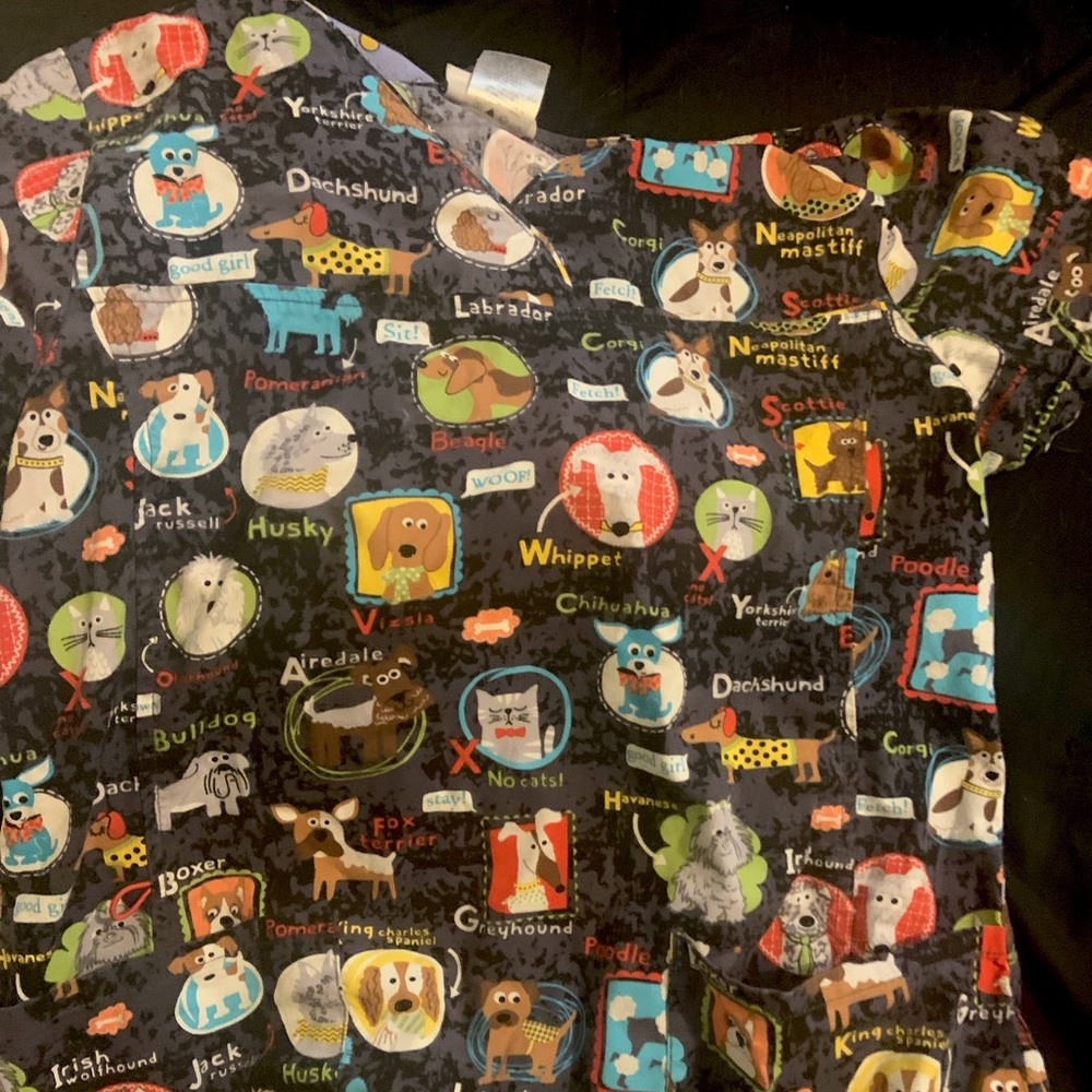 Dog scrub top